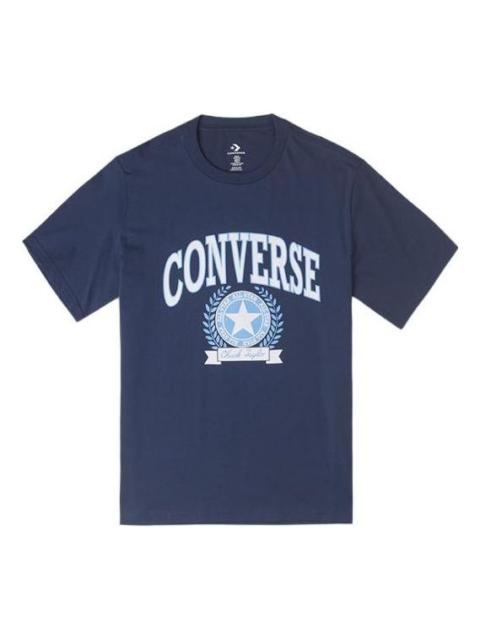 Converse Converse Retro Collegiate Graphic T-Shirt 'Blue' 10025275-A02