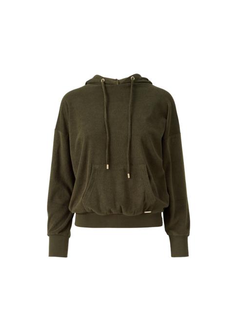 MELISSA ODABASH NORA OLIVE HOODIE