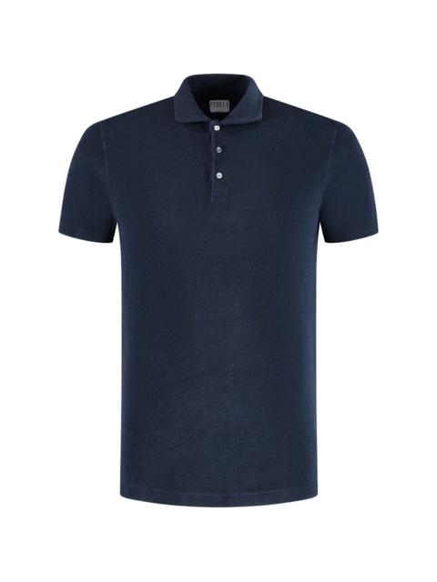 FEDELI buttoned polo shirt