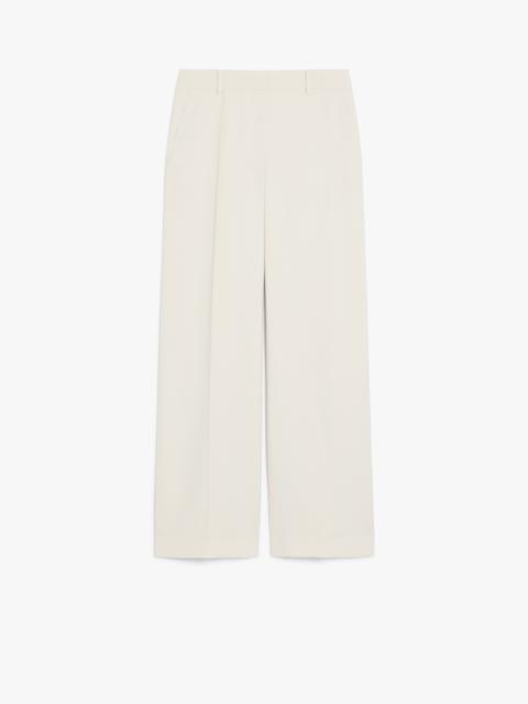 WEEKEND Max Mara ANGOLA Wool canvas palazzo trousers