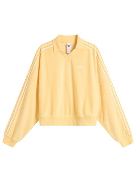 adidas Adidas Terry Towel V Neck Polo Top