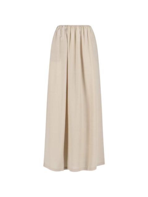 The Frankie Shop Aeson gathered maxi skirt