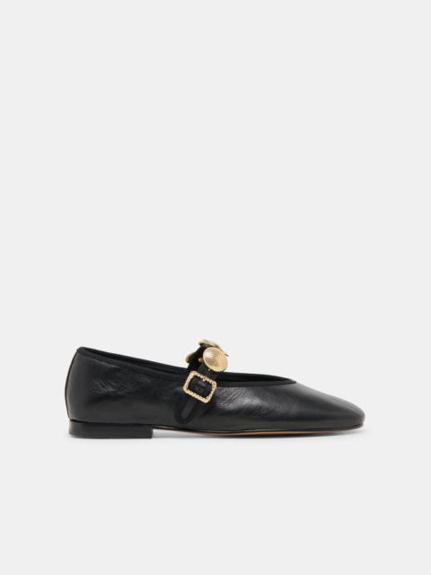 dolce vita RELAN BALLET FLATS BLACK LEATHER