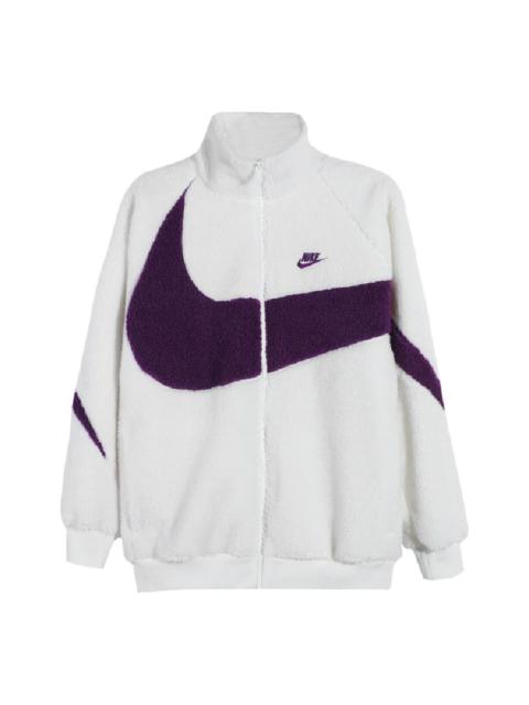 Nike Nike Big Logo Lamb Velvet Jacket Sail White DH2474-156