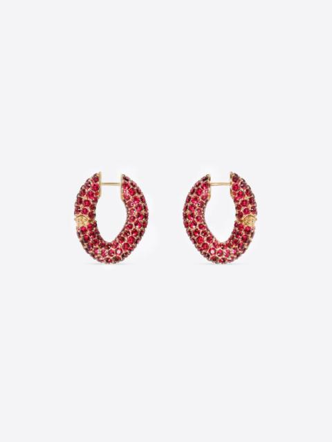 BALENCIAGA Women's Loop Xs Earrings in Gold