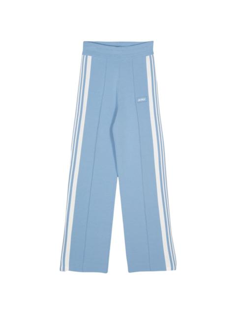 AUTRY stripped knitted track pants