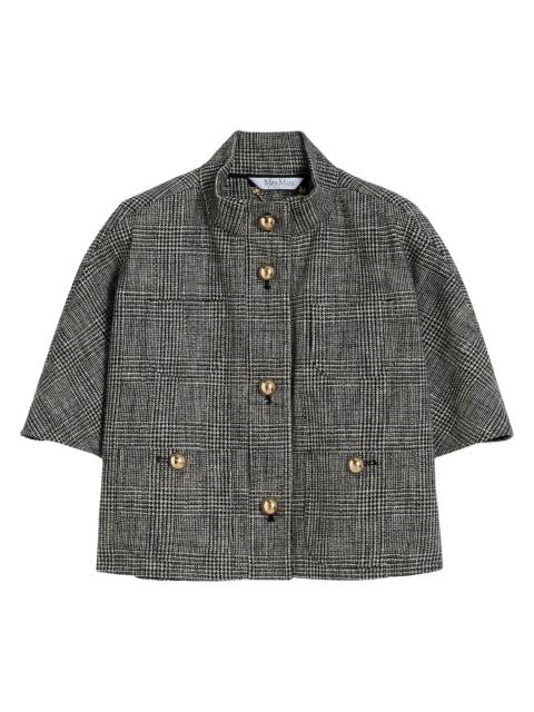 Max Mara Women's Patterned Cotton Cloak - Black