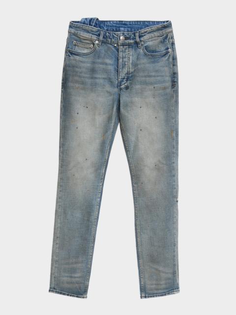Ksubi Men's Chitch Paint Splatter Skinny Jeans