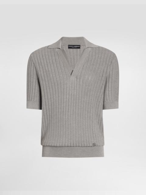 Dolce & Gabbana Silk polo shirt