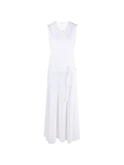 Lemaire belted sleeveless cotton dress