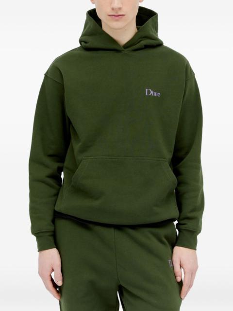 Dime small-logo hoodie