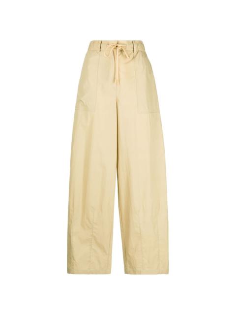 Moncler high-waist tapered trousers