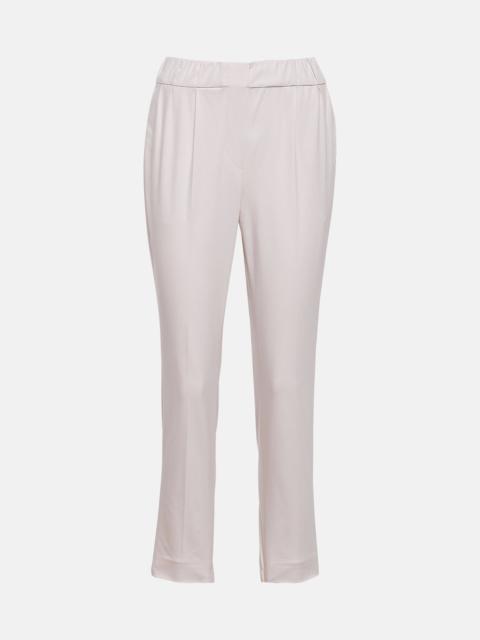 Brunello Cucinelli Pull Up low-rise slim pants