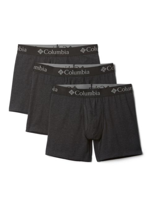 Columbia Men's Tri Blend Boxer Briefs - 3 pack