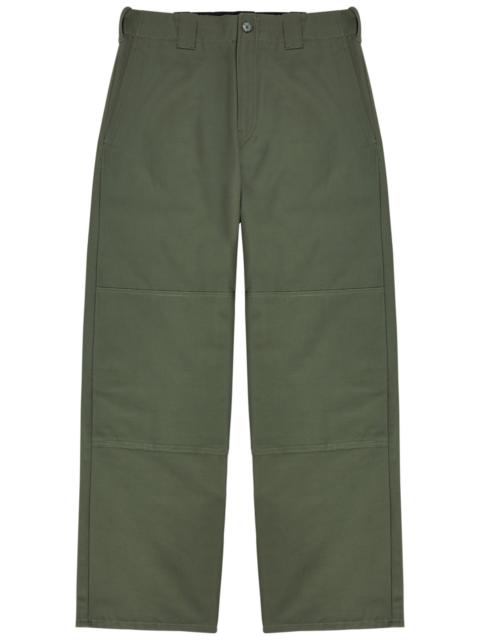 KENZO Kenzo Double-knee Cotton-twill Chinos
