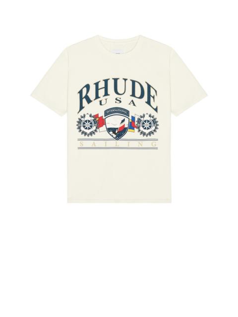 Rhude USA Sailing Icon Tee