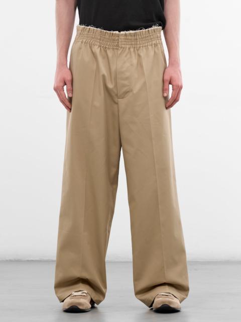 CAMIEL FORTGENS Sand Cotton Baggy Family Pants