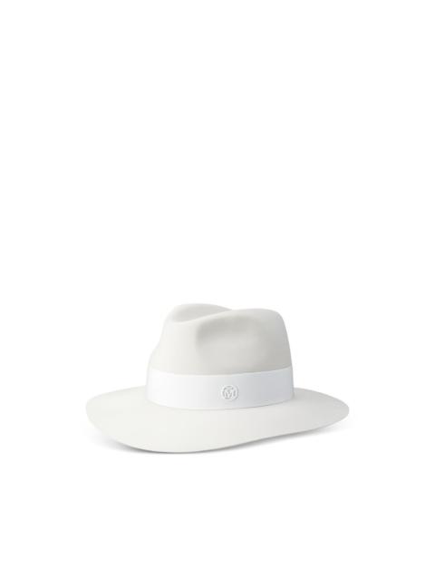 MAISON MICHEL Henrietta ribbon-detailed fedora hat