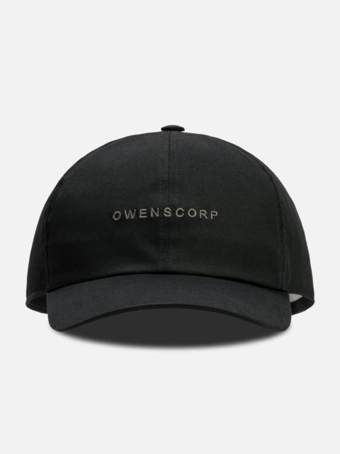 Rick Owens OWENSCORP EMBROIDERED BASEBALL CAP