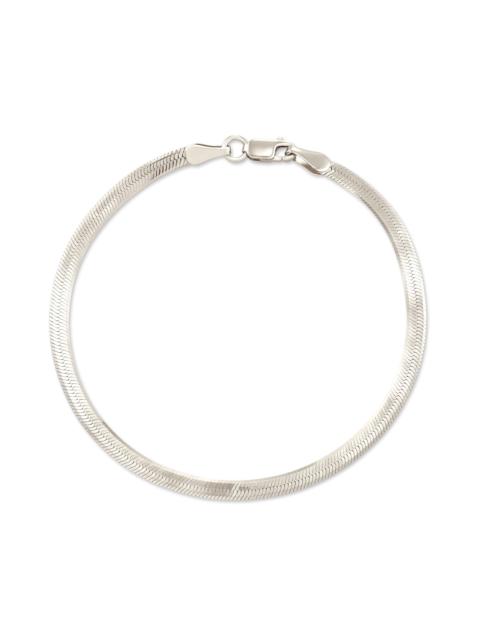 KENDRA SCOTT Herringbone Chain Bracelet in Sterling Silver