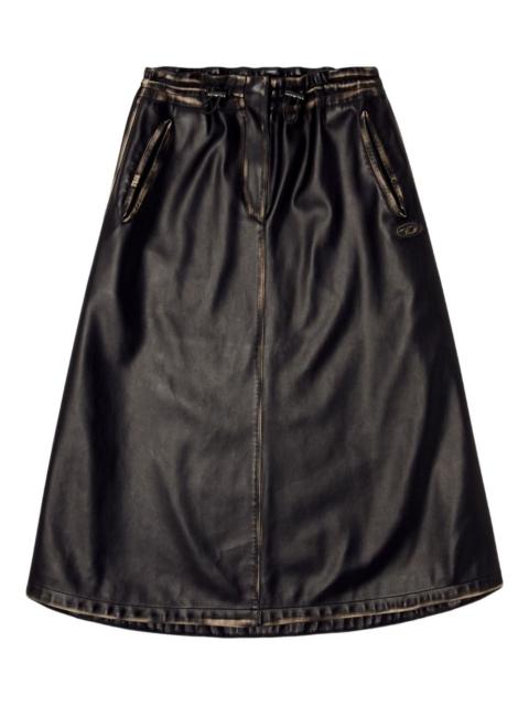 Diesel O-Blivion elasticated-waistband midi skirt