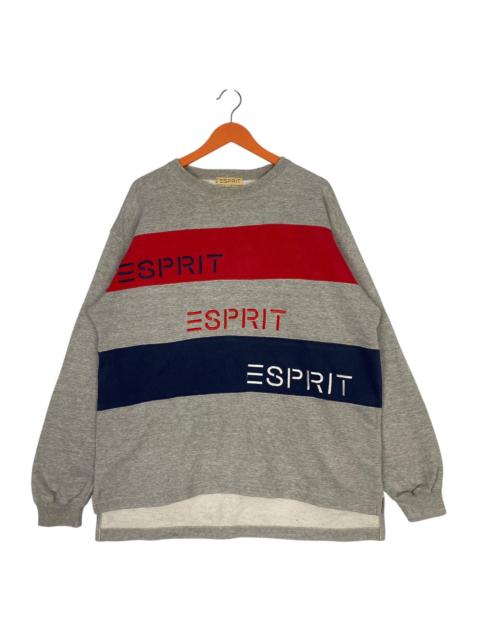 Other brands ESPIRIT - Vintage Esprit Color Block Crewneck Sweatshirt