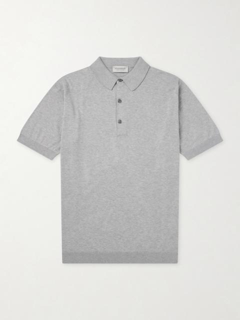 JOHN SMEDLEY Adrian Slim-Fit Sea Island Cotton Polo Shirt