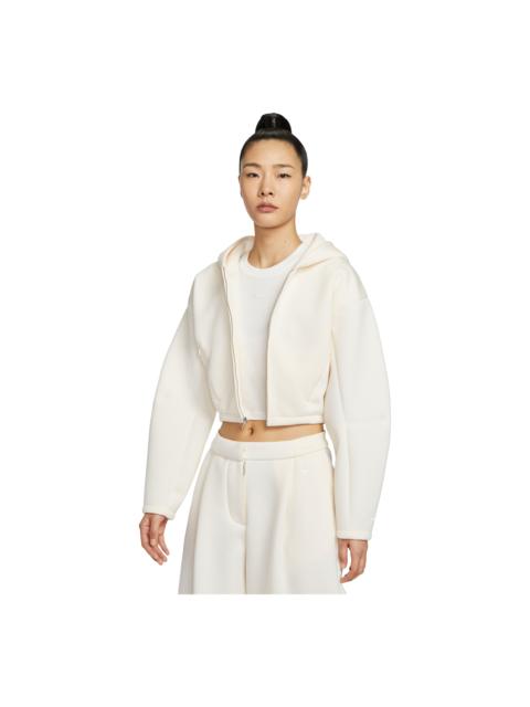 Nike (WMNS) Nike Oversized Full-Zip Jacket 'Pale Ivory Sail' HV2077-110
