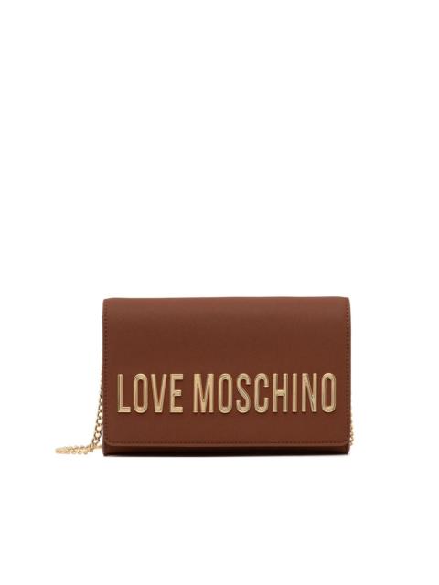 Moschino logo-lettering shoulder bag