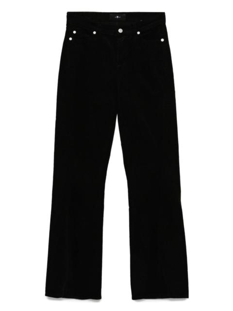 7 For All Mankind embellished straight trousers