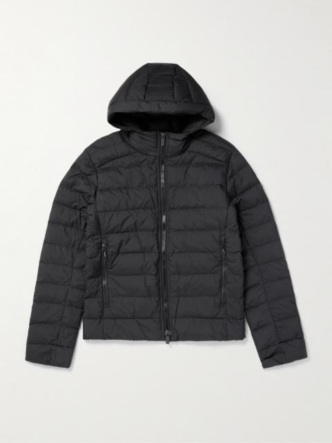 Canada Goose Crofton Logo-Appliquéd Quilted Enduraluxe® Hooded Down Jacket