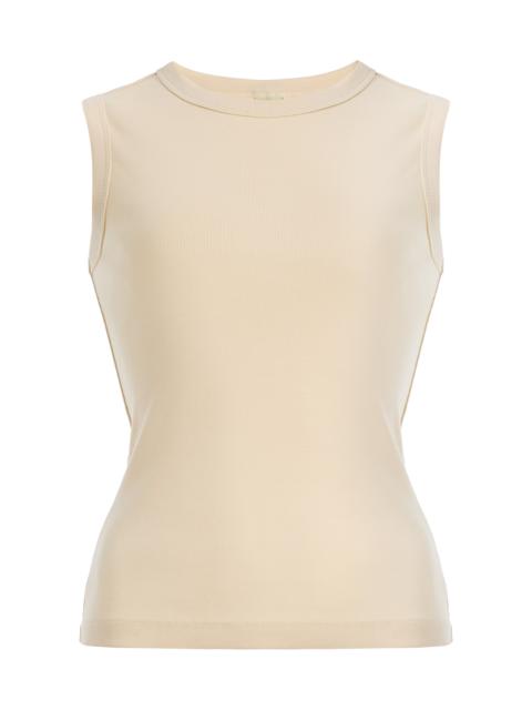 FLORE FLORE Esmé Cotton Tank Top ivory