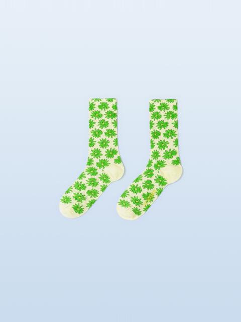 JACQUEMUS Les chaussettes Fleurs