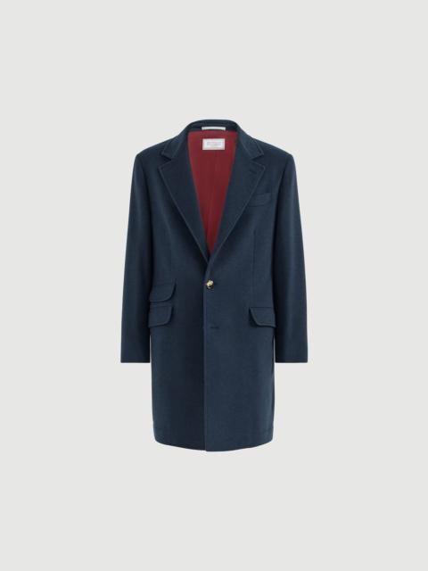 Brunello Cucinelli Lightweight water-resistant cashmere coat with double vents
