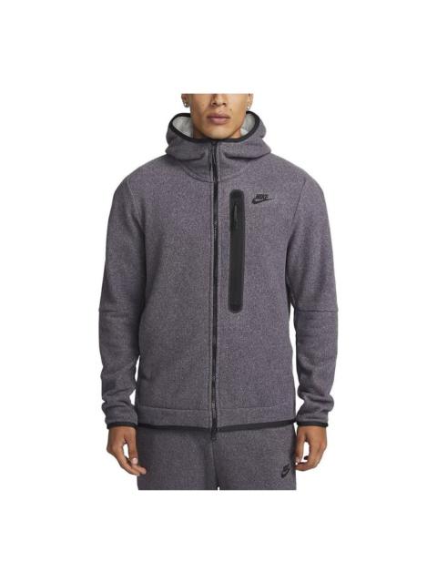 Nike Sportswear Tech Fleece Full-Zip Winterized Hoodie 'Grey' DQ4801-722