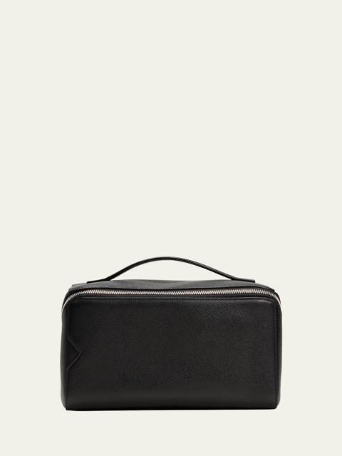 Valextra Men's V-Line Soft Leather Toiletry Bag