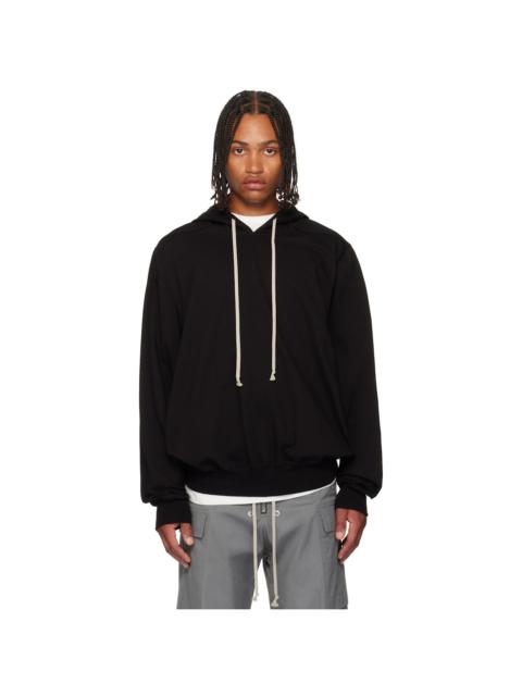 Rick Owens Black Concordians Heavy Jersey Hoodie