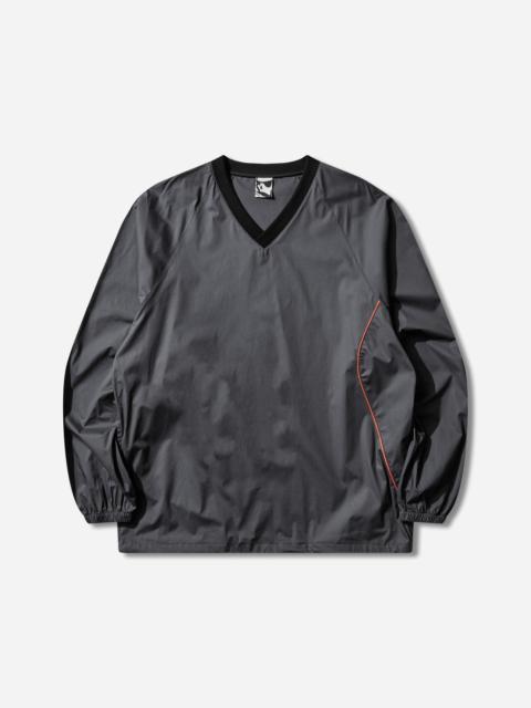 GR10K Men's Tirreno V Neck Top Charcoal