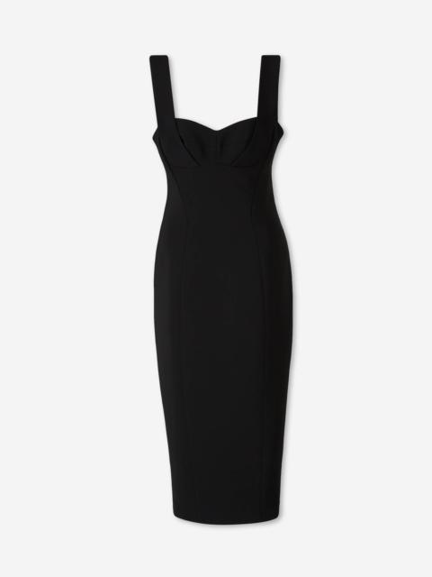 COSTARELLOS MIDI STRAP DRESS