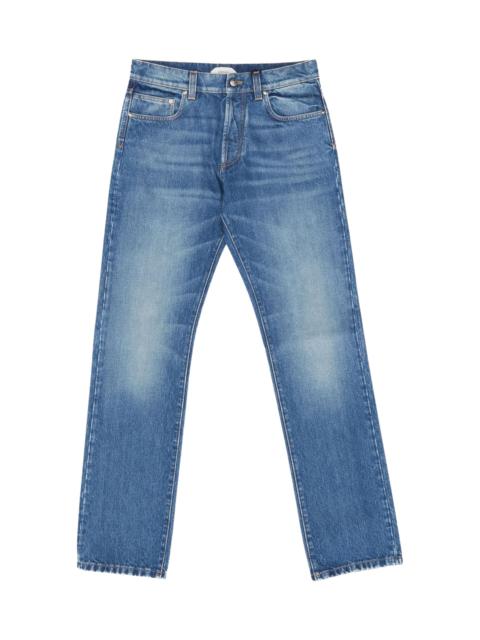 VERSACE Medium blue washed jeans