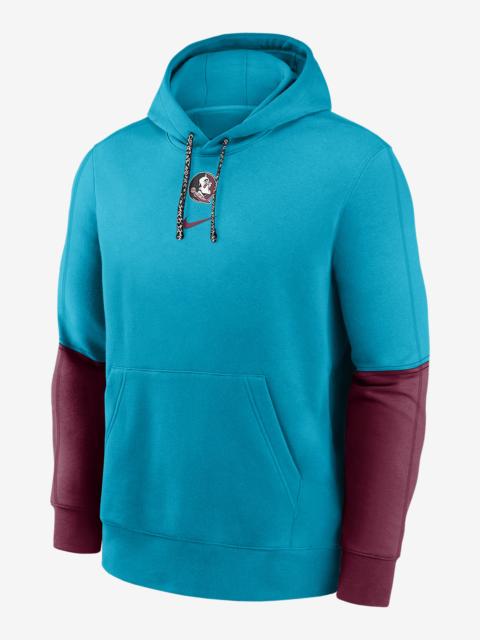 Nike Florida State Seminoles Sideline Team Issue Club Men's Nike College Pullover Hoodie