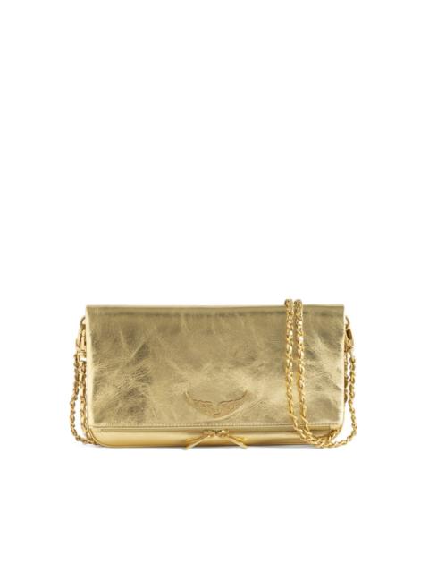 Zadig & Voltaire metallic-effect chain shoulder bag