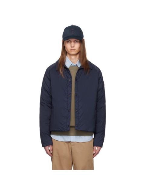 Canada Goose Navy Lodge Coach Down Jacket