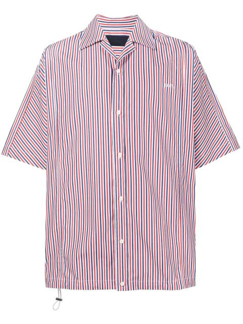 striped short-sleeve shirt