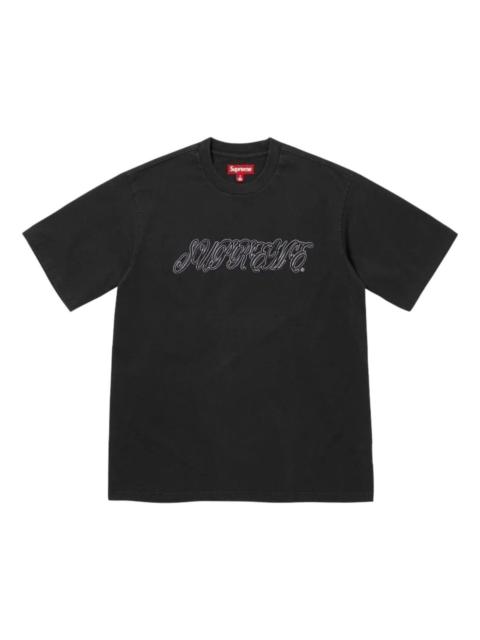 Supreme Supreme SS26 Raised Script S/S T-Shirt 'Black' SUP-SS26-180-BLK