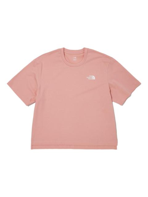 (WMNS) THE NORTH FACE Short T-shirt 'Pink' NT7UN34D