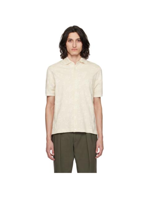 Paul Smith Beige Floral Shirt