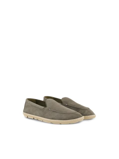GIORGIO ARMANI suede loafers
