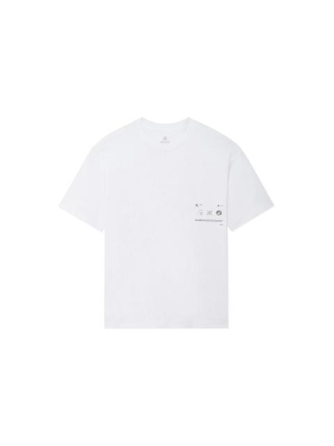 Li-Ning Li-Ning x Glare Way Of Wade Graphic T-shirt 'White' AHSS649-2