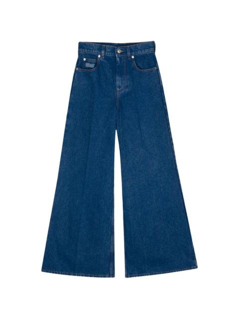 Marni organic-cotton wide-leg jeans